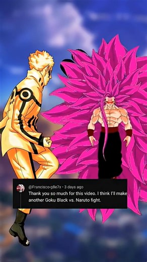 LN NARUTO VS INFINITY BLACK GOKU #anime