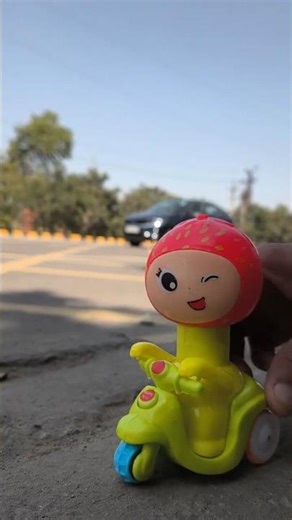 Mini Remote Control RC Small Baby Scooty Activa Loading Unboxing and Tracking Toy Video 🛵🛵🛵