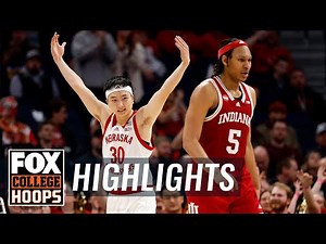 Indiana Hoosiers vs. Nebraska Cornhuskers Big Ten Tournament Highlights | CBB on FOX