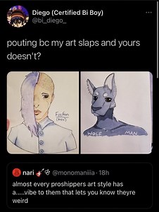 Pouting Bc My Art Slaps And Yours Doesn't? / Wolf Man | Know Your Meme