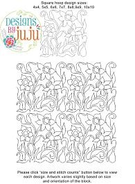 Daffodils End-to-End Quilting Embroidery Design