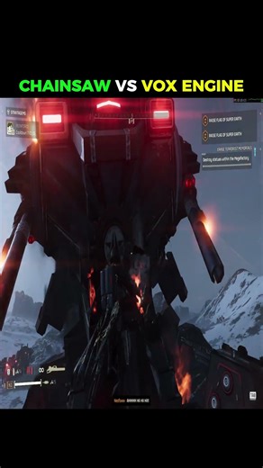 Can The Chainsaw Kill The Vox Engine?! 😳 | #helldivers2 #gaming #shorts