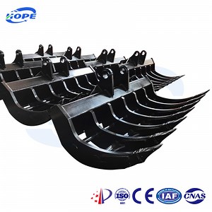 [Hot Item] Good Quality Excavator Attachment Root Rake for 1-24 Ton Excavator