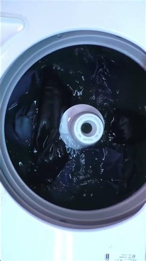 Heavy Denim Spin 🌀 | Washing Machine ASMR for Deep Sleep & Focus #SHORTS