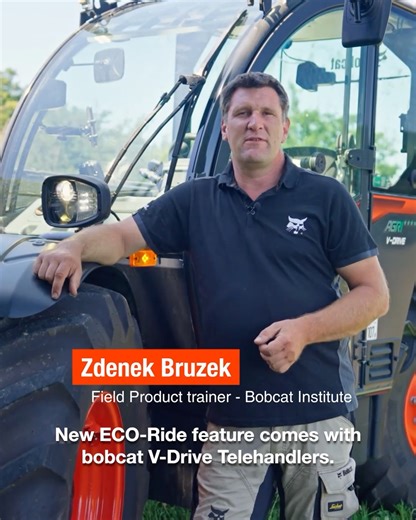 Turn down the volume, not the power! Learn how to switch on ECO-Ride, and enjoy a smoother, quieter ride with your V-drive transmission. Contact your local dealer: https://bobcat.click/FindYourDealer | Bobcat EMEA