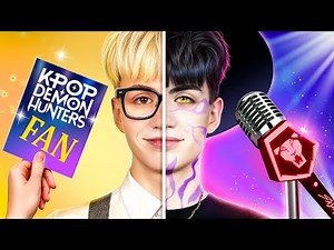 K-POPデモンハンターのパーティーにこっそりしのびこんじゃえ！リアルライフのサジャ・ボーイズ！