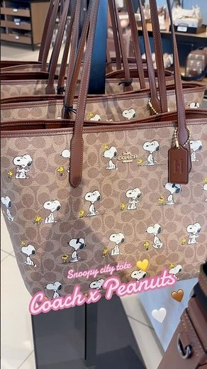 Coach x Peanuts… Snoopy City Tote bag