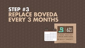Boveda 62% Two-Way Humidity Control Packs For Storing ½ oz – Size 4 – 10 Pack – Moisture Absorbers for Small Storage Containers – Humidifier Packs – Hydration Packets in Resealable Bag