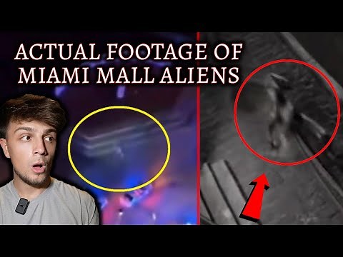 Actual NEW FOOTAGE Of Miami Mall ALIENS - NEW FOOTAGE From INSIDE Mall and MORE Police Statements