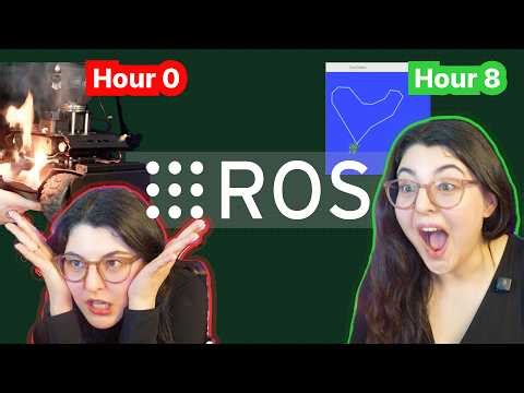 I tried to learn ROS in 8 hours (and set a robot on fire)