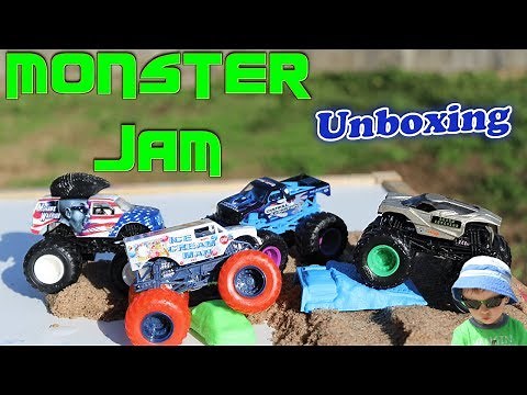 Monster Truck Monday 19: Hot Wheels Monster Jam Trucks MOHAWK WARRIOR ICE CREAM MAN ALIEN INVASION