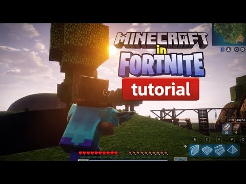 Tuto : How to play Fortnite with Minecraft content