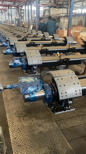 25-ton heavy-duty trailer axle, shipping to Guinea, Heavy-duty trailer axle manufacturing factory, designed for Guinea's complex road conditions, efficient and reduces maintenance needsIf you want to learn about heavy-duty trailer axles, give it a thumbs up and follow me #GuineaTrailerParts#GuineaAxle#25TonAxle#HeavyDutyAxle#TrailerAxle #GuineaTrailer#AfricanTrailerParts#GuineaLogistics#GuineaTruckParts#HeavyDutyTrailer #SemiTrailerAxle#GuineaConstruction#GuineaTransport#RuggedAxle#LongLifeAxle 