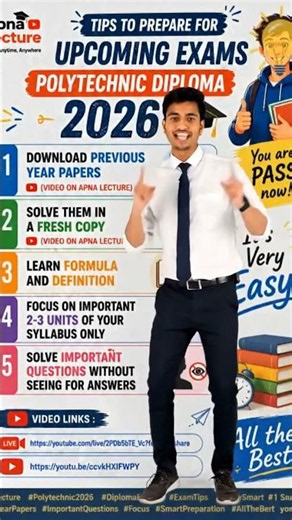 📚 Polytechnic Diploma 2026 Exam Tip