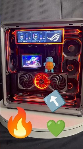 ❗Dieser High-End Gaming-PC sieht UNGLAUBLICH aus 😱RTX Build mit Display & RGB #derdex #derdexcore