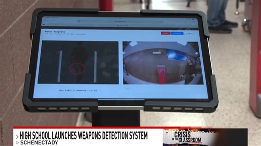 Schenectady High implements new high-tech weapon detection systems with TWO scanners- one for bags and one for students. DETAILS: https://cbs6albany.com/news/local/schenectady-high-school-installs-ai-powered-weapons-detection-for-enhanced-student-safety-wrgb-ny-new-york | WRGB CBS 6 News, Albany