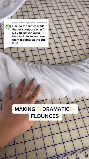 How to Sew Ruffles and Flounces for Illusion Fashion | Sewing Tutorial