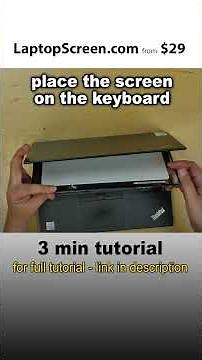 How to replace screen on Lenovo ThinkPad X13 laptop