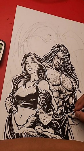 Drawing DISNEY'S TARZAN in a MARVEL STYLE? | The Box Office Artist