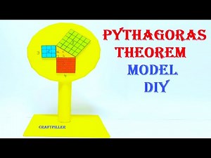 Pythagoras theorem working model exhibition project | maths exhibition project | craftpiller