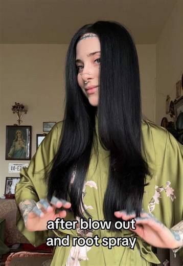 how i keep my hair shiny and also looking root free between dye jobs:) | blowout hair