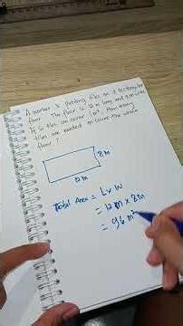 how to solve rectangular problem. #miniexam #math #tutorial