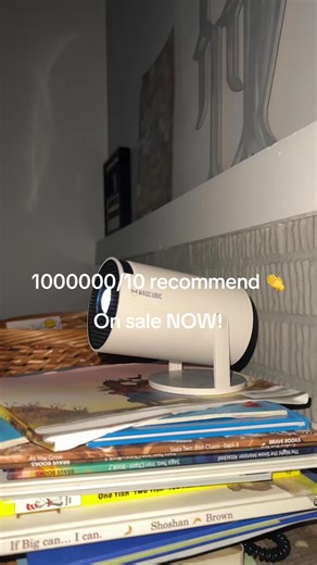 ONE MILLION PERCENT RECOMMEND this blue tooth projector. Literally plug and play. Already has apps downloaded for you! #movies #projector #bluetooth #movienight #portableprojector