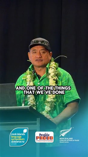 🎤 From the Cook Islands Language Symposium 👉 Keynote Speaker Dr Teina Rongo shares how his organisation Kōrero o te 'Ōrau is preparing for the Cook Islands Māori Full Immersion programme being introduced in schools across the Cook Islands. 🙌 This program focuses on strengthening our reo from the ground up, starting in the classroom and growing confident speakers for the future. ✅ Strong leadership. Clear direction. A powerful step forward for our language and our tamariki. Meitaki ma‘ata for 