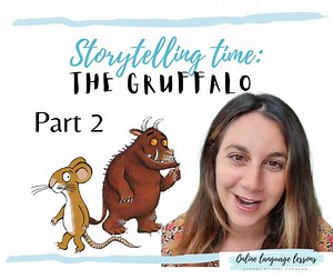 6.4K views · 281 reactions | Storytelling time: The Gruffalo PART 2 Traditional British stories.  Se vi siete persi la prima parte della storia, eccola qui: https://youtu.be/V6D6HE2V5nI | Aurora's Online Language Lessons | Facebook
