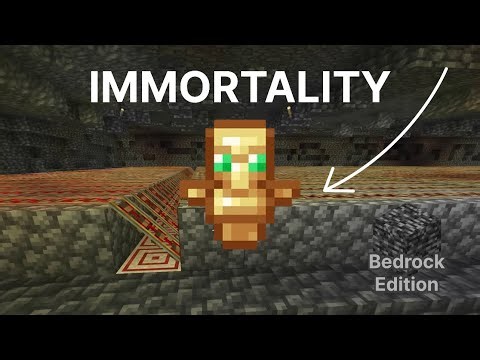 How to make the Immortal Totem in Minecraft (Bedrock Edition)