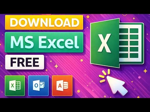 MS Excel Free Download Laptop/PC | Excel Free Me Kaise Download Kare (Hindi 2026) 100% Working