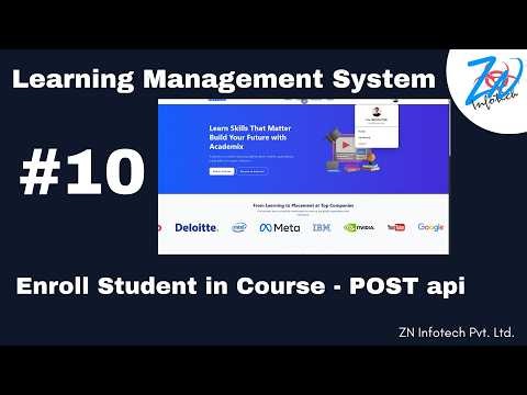 Course Enrollment POST API | Enroll Student in Course