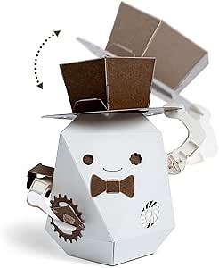 Moving Paper Robot Kit - Master Magician, Magi | Beginner Level STEM Kit | Paper Crafts | Ideal for Schools & Gifts | Science & Engineering Learning