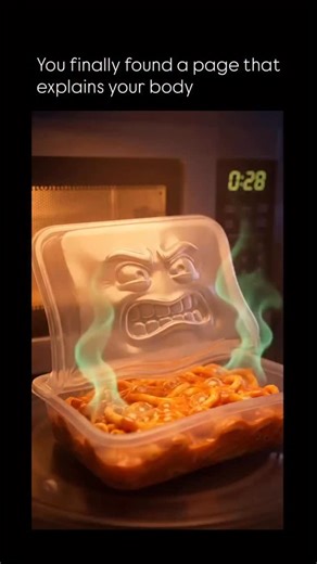 Explaining Inside Body | Everyday microwave mistakes into intense, talking characters that confront the viewer with gritty honesty. Each object comes alive with... | Instagram