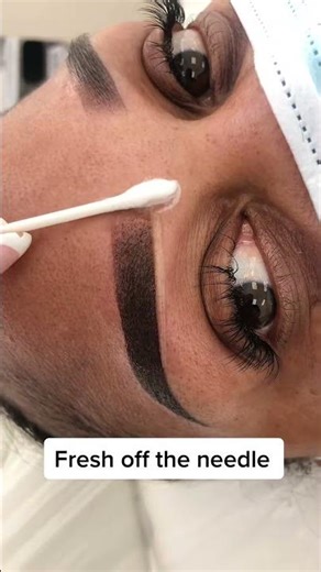 Fresh Off the Needle 😍 | Ombre Brow Reveal