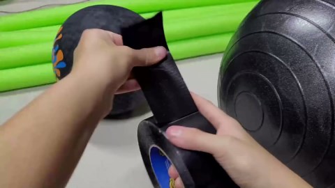 Pool Noodle And Bouncy Ball Spider