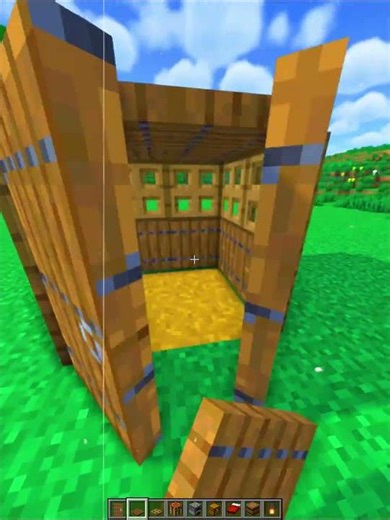Minecraft Smallest House💀 (MONTAGEM HIKARI) #minecraft #shorts