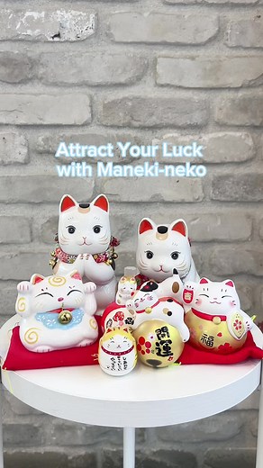 🐱🐾 Lucky Cat, also known as Maneki-neko, is a beloved symbol in Asian culture that brings wealth, good fortune, and positive relationships! The cat is said to love people, so generally, it should be placed in a busy area where it can thrive by seeing and being around them ☀️ Our Lucky Cats come in various sizes, perfect for your home, office, or business! ✨ They also make wonderfully meaningful gifts 🎁 Visit us today and start attracting good fortune with your own Lucky Cat 🫶🏻 #UniqueBunny
