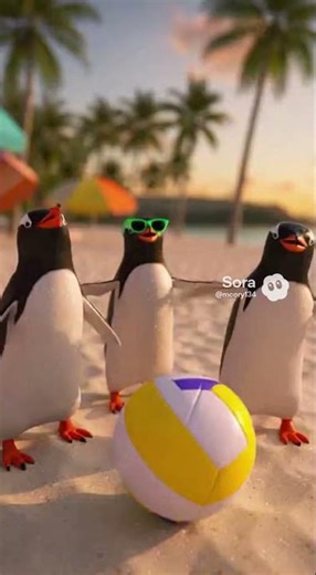 Penguins on Vacation… Party Mode On!
