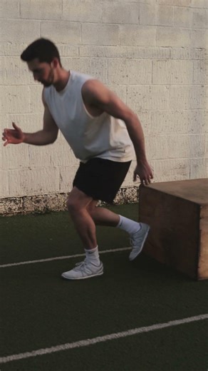 Unilateral Box Drop - Demonstration