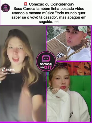 ✨Conexão ou Coincidência?!✨ Soso Careca também havia postado com a música