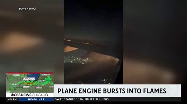 Delta flight makes emergency landing after engine appears to burst into flames