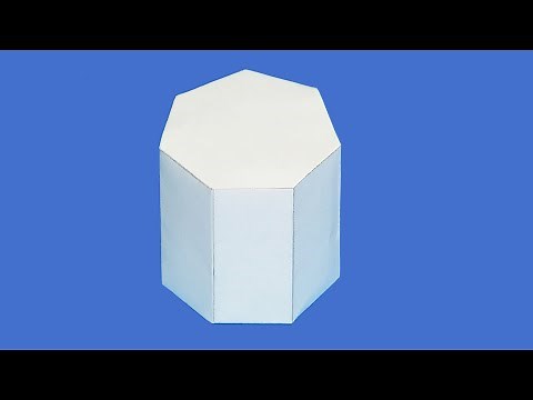 How to make a Heptagonal Prism / Heptagonal prism