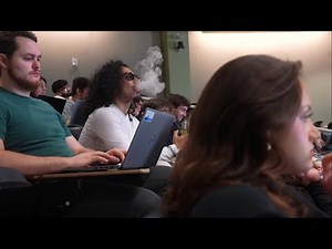 Aggressively Vaping During a College Lecture! **ARRESTED**