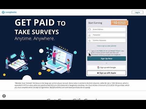 Swagbucks Sign Up Tutorial - Earn Money