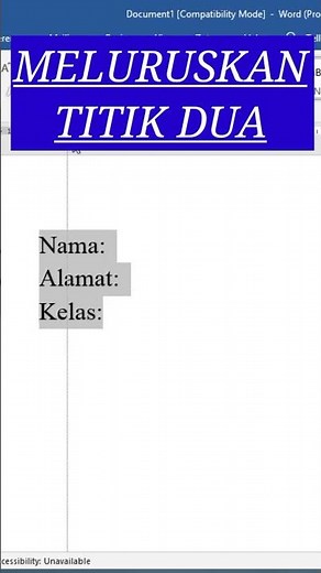 AUTO RAPI! Tutorial Titik Dua Lurus dan Rapi. #titikdua #titikdualurus #meluruskantitikdua