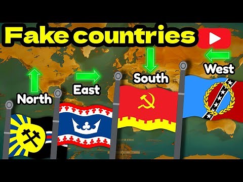 Fake Countries with names of the sides of the horizon | Fun With Flags