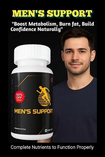 Men's Support | Boost Metabolism | Burn fat |Build Confidence|