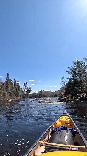 Did someone say National Canoe Day? #whitewater #canoe #esquif #prospecteur #spanishriver #ontario #canada #canoecamping | Evan Lefebvre