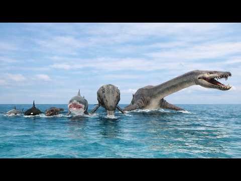Giant Ocean Predators Evolution | Cinematic Dinosaur Era Sea Monsters